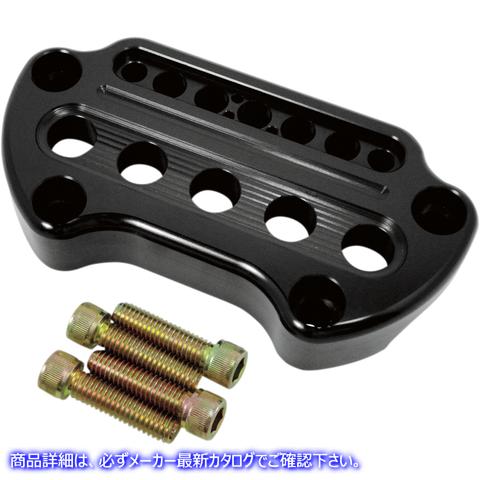 取寄せ インジケーターライトハンドルバークランプ - 計器用カットアウト - ブラック ジョーカーマシーン Indicator Light Handlebar Clamp - Instrument Cutout - Black 10-306B 06030397