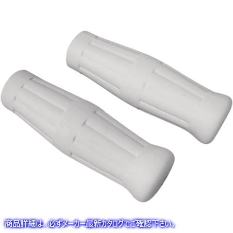 取寄せ カスタムラバーラジアルグリップ ジョーカーマシーン Grips - Radial - Rubber - White 03-61W 06300380