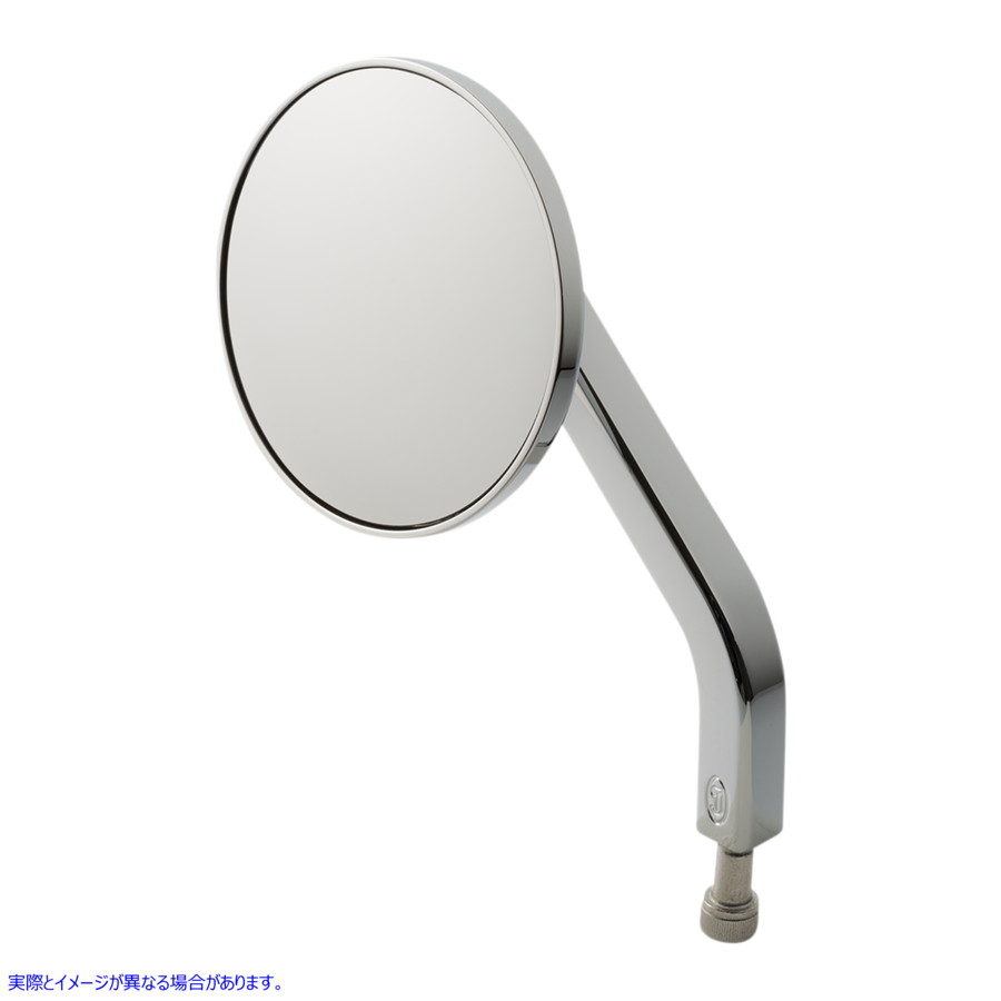 取寄せ ミラー - No. 7 OE - サイドビュー - ラウンド - クローム - 左 ジョーカーマシーン Mirror - No. 7 OE - Side View - Round - Chrome - Left 03-051-3L 06401511