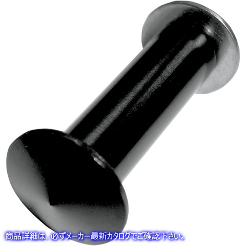 取寄せ ミラーホールプラグ ジョーカーマシーン Mirror Hole Plug - Black 03-022B 06410113