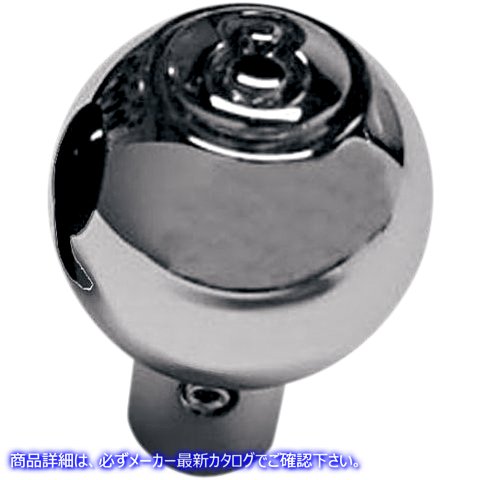 取寄せ チョークノブ - エイトボール - クローム ジョーカーマシーン Choke Knob - Eight Ball - Chrome 02-58 06570010