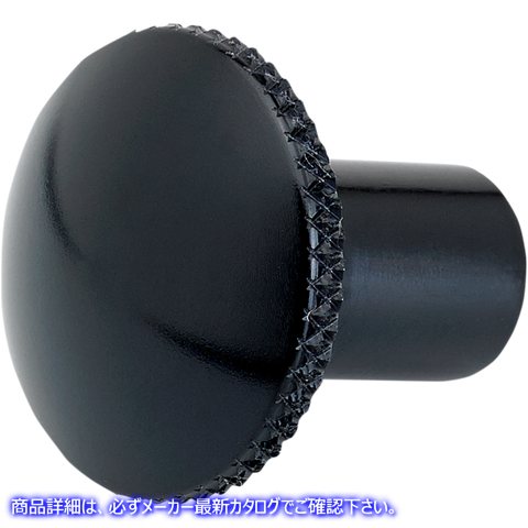 取寄せ ビレットチョークケーブルノブ - コルド ジョーカーマシーン Choke Knob - Knurled - Black 02-57B 06570028