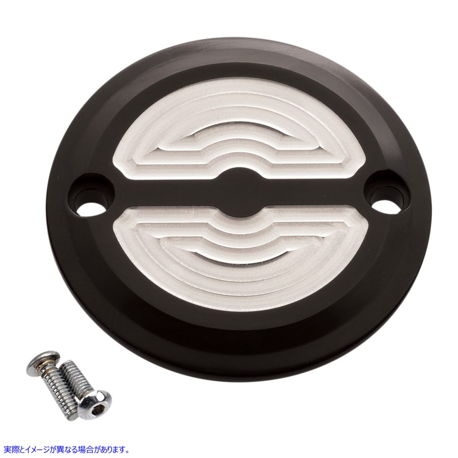 取寄せ タイミングカバー - ミルド - ブラック - M8 ジョーカーマシーン Timing Cover - Milled - Black - M8 02-972-2 09402022