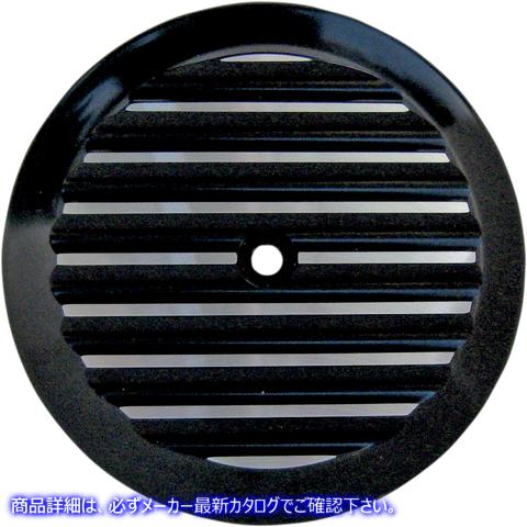 取寄せ ビレットエアクリーナーインサート - フィン付き - ブラック ジョーカーマシーン Billet Air Cleaner Insert - Finned - Black 02-21TC 10140093
