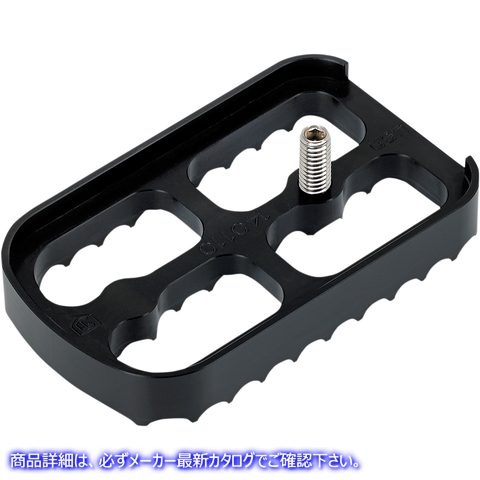 取寄せ ブレーキペダルカバー - ブラック - 鋸歯状 ジョーカーマシーン Brake Pedal Cover - Black - Serrated 08-641B 16100434
