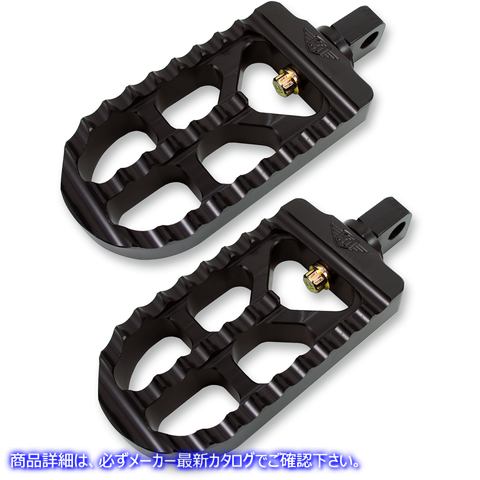 取寄せ 調整可能な鋸歯状ロングフットペグ - ブラック ジョーカーマシーン Adjustable Serrated Long Footpegs - Black 08-56-1 16200706