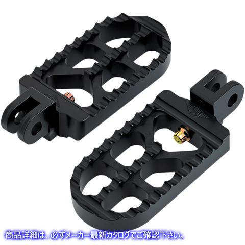 取寄せ 調整式フットペグ - 鋸歯状 - ロング - ブラック ジョーカーマシーン Adjustable Footpeg - Serrated - Long - Black 08-56-4B 16201614