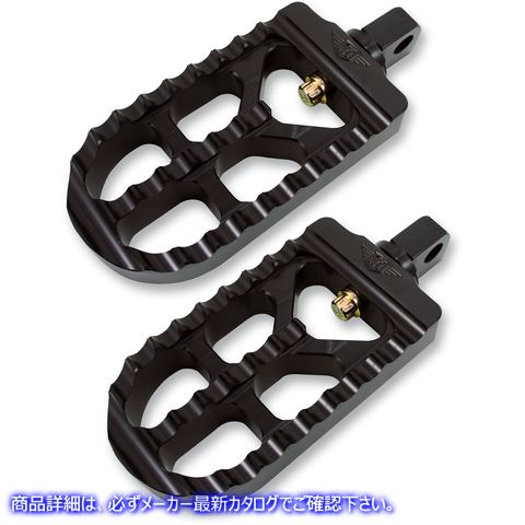 取寄せ 調整可能な鋸歯状フットペグ - ロング - ブラック ジョーカーマシーン Adjustable Serrated Footpegs - Long - Black 08-56-5B 16201709