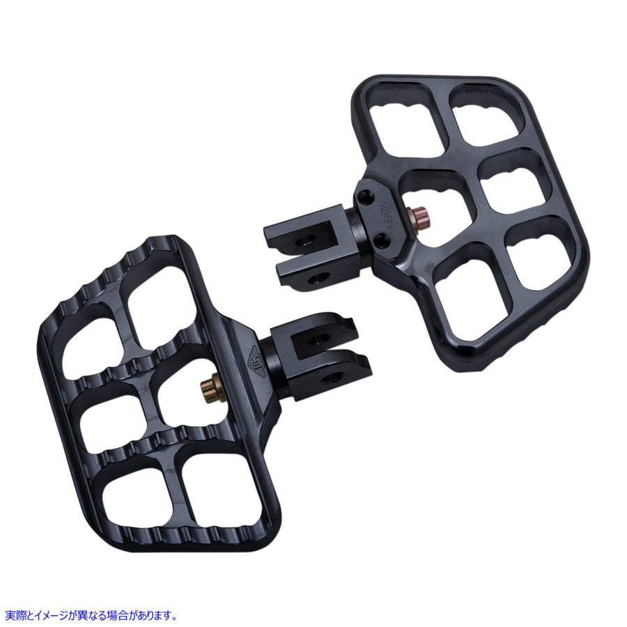 取寄せ ミニフロアボード - ブラック - ソフテイル ジョーカーマシーン Mini Floorboards - Black - Softail 08-644-6B 16210918