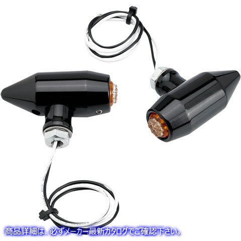 取寄せ Vega センターマウント LED ライト - ブラック/アンバー ジョーカーマシーン Vega Center Mount LED Lights - Black/Amber 05-56-AB 20200955