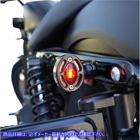 取寄せ LEDターンシグナル - 黒と赤のLED ジョーカーマシーン LED Turn Signals - Black with Red LEDs 05-250-RB 20201313