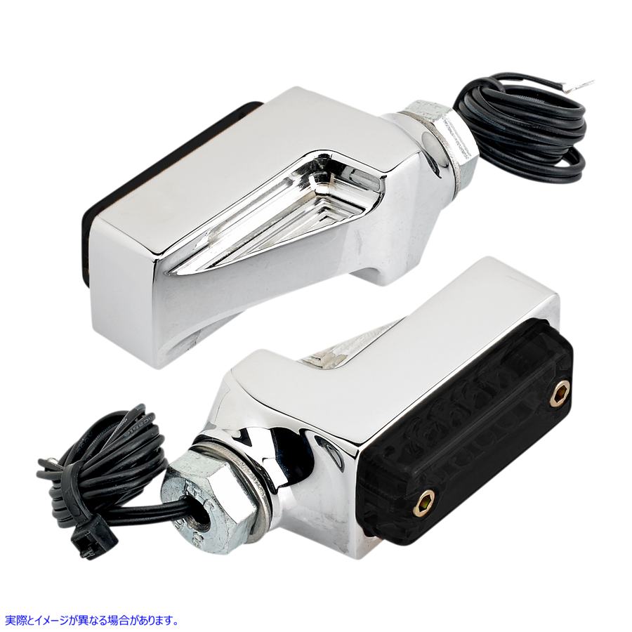 取寄せ ウィンカー - アンバー - クローム ジョーカーマシーン Turn Signal - Amber - Chrome 05-311-3A 20202005