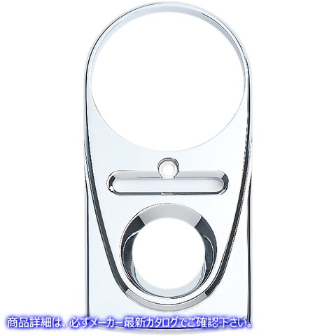 取寄せ ティアドロップ型アッパーダッシュカバー - スムース - クローム ジョーカーマシーン Tear Drop Upper Dash Cover - Smooth - Chrome 04-21S DS373881