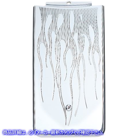 取寄せ 下部ダッシュパネル - フレイム - クローム ジョーカーマシーン Lower Dash Panel - Flame - Chrome 931101-1FC DS373886