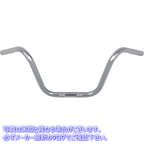 取寄せ ハンドルバー - バックホーン ロー クロームワークス Handlebar - Buckhorn Low 300007A 06010802