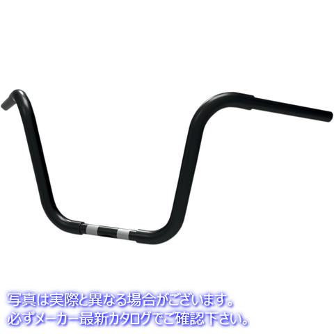 取寄せ 1-1/4 脂肪猿ハンガーハンドルバー クロームワークス Handlebar - Fat Ape Hanger - 12 - TBW - Black 300832 06011707