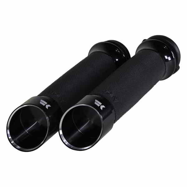 取寄せ グリップ - エッジ - カスタムコンター - TBW - ブラック クロームワークス Grips - Edge - Custom Contour - TBW - Black 500140 06302835