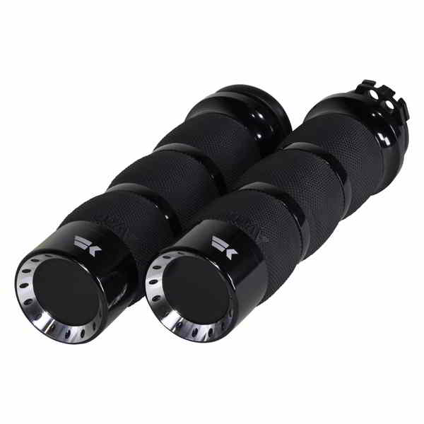 取寄せ グリップ - タービン - エアクッション - ケーブル - ブラック クロームワークス Grips - Turbine - Air Cushion - Cable - Black 500230 06302842