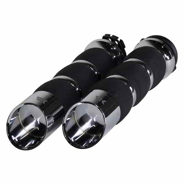 取寄せ グリップ - エッジ - エアクッション - ケーブル - クローム クロームワークス Grips - Edge - Air Cushion - Cable - Chrome 500270 06302846