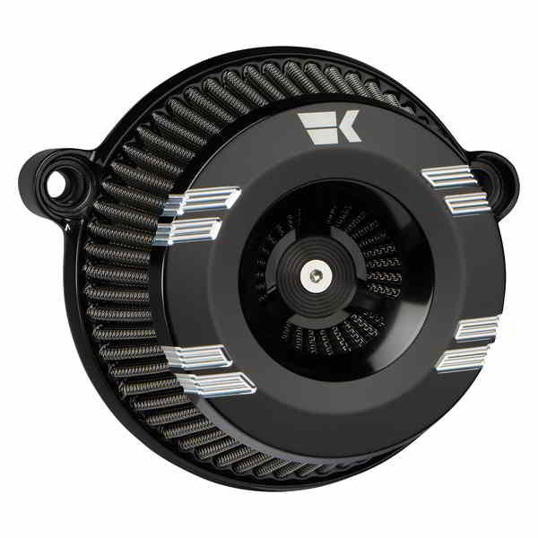 取寄せ インスティゲーターエアクリーナー クロームワークス Instigator Air Cleaner - Klassic - Black - M8 250100 10103162