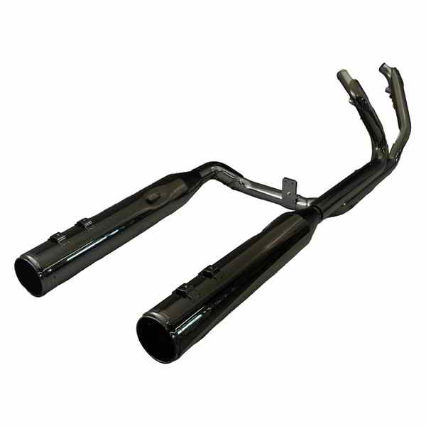 【並行輸入品】 クロームワークス 2-into-2 ドミネーター排気システム（4-1/2インチマフラー付き） - EclipseR レースチップ付き - ツインカム 201150 18002718