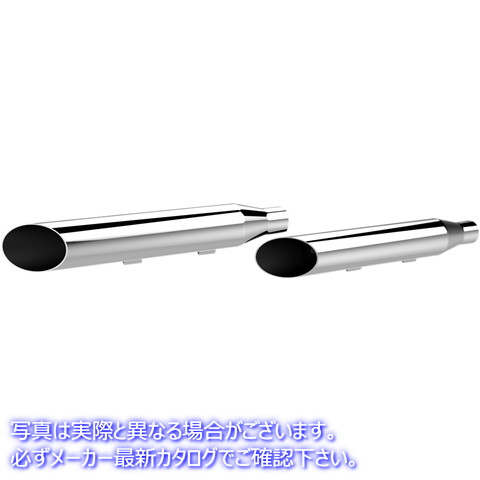 取寄せ HP-Plus 3 スリップオンマフラー クロームワークス 3 HP-Plus? Slip-On Mufflers - Slash-Cut - Chrome - XL 202395 18010693