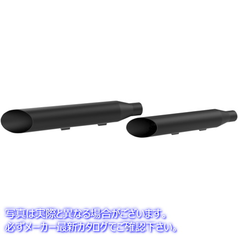 取寄せ HP-Plus 3 スリップオンマフラー クロームワークス 3 HP-Plus? Slip-On Mufflers - Slash-Cut - Black - XL 202895 18010695