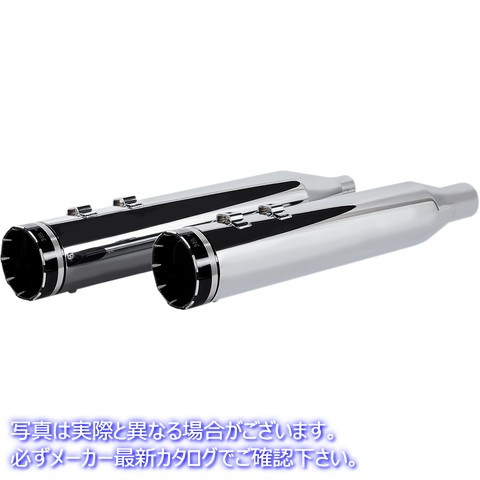 取寄せ HP-PLUS 4.5 スリップオンマフラー クロームワークス 4-1/2 HP-Plus? Slip-On Mufflers - Chrome with Tracer - Touring 202735 18011259