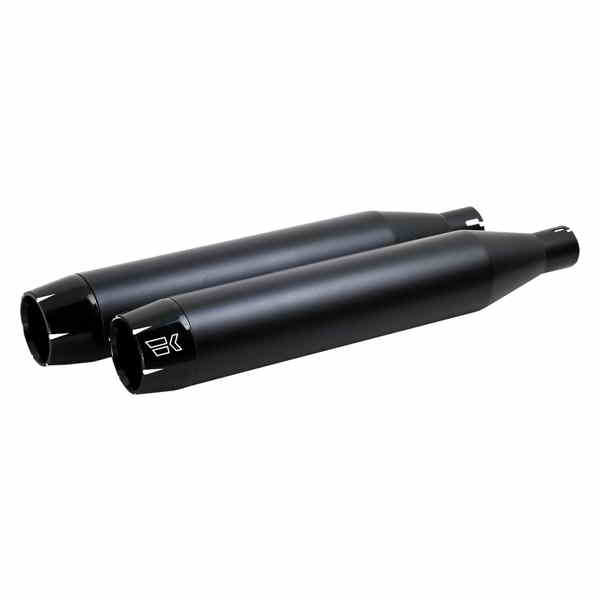 取寄せ Softail Muffler クロームワークス 3-1/2 Slip-On Mufflers - Black 202600 18011472