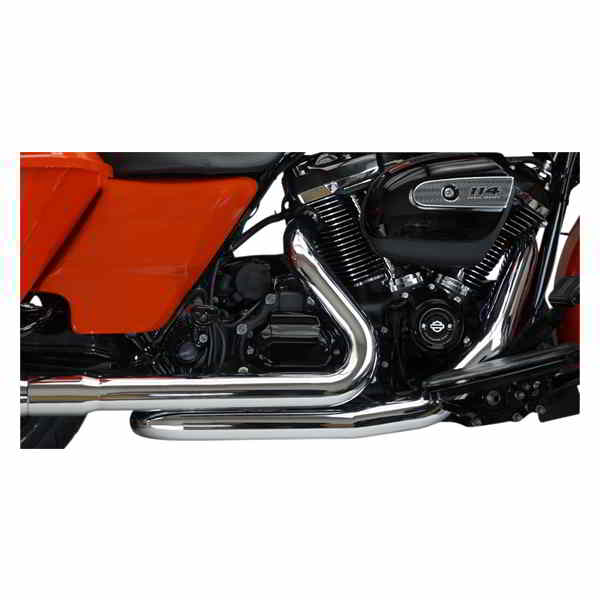 取寄せ 交換ヘッダー クロームワークス Aggressor 2-into-2 Crossover Headers - Chrome - M8 200420 18020398