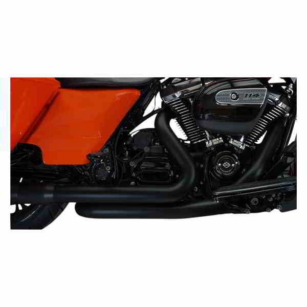 取寄せ 交換ヘッダー クロームワークス Aggressor 2-into-2 Crossover Headers - Black - M8 200920 18020399