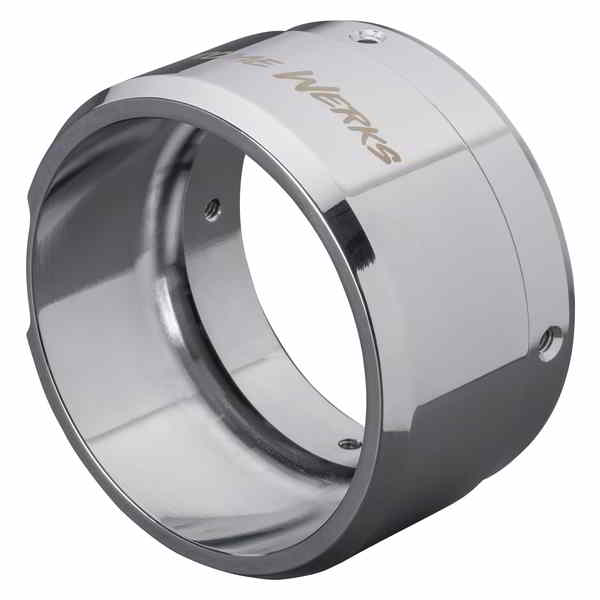 取寄せ 4-1/2インチ クラシックチップ - 左 - クローム クロームワークス 4-1/2 Klassic Tip - Left - Chrome 200758P 18611675