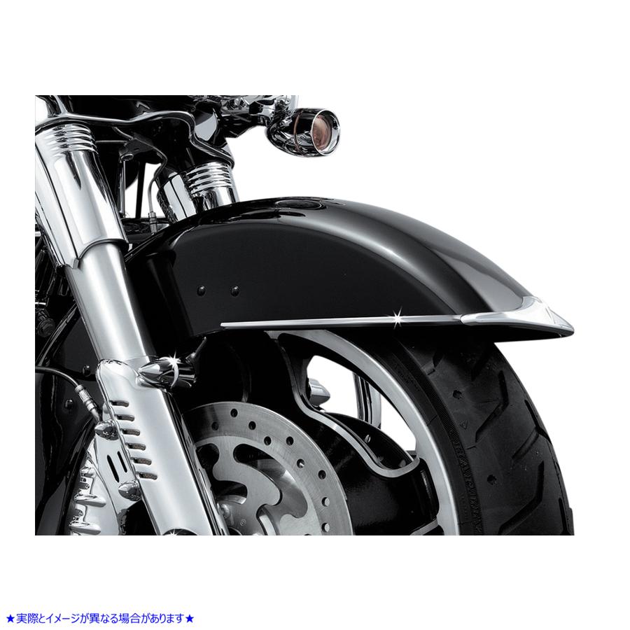 取寄せ フロントフェンダーサイドトリム クリヤキン Fender Side Trim - Chrome - Front KUR7786 14050161