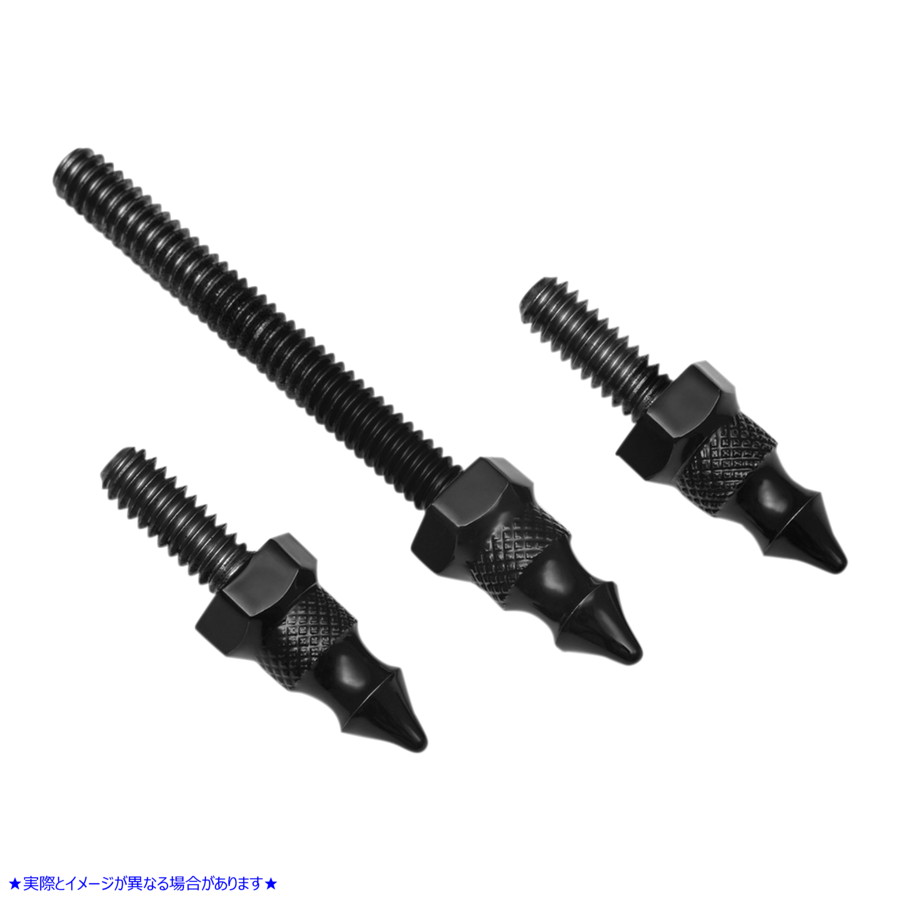 取寄せ フロントガラスのスパイク クリヤキン Windshield Mounting Spikes - Black KUR5714 23500486