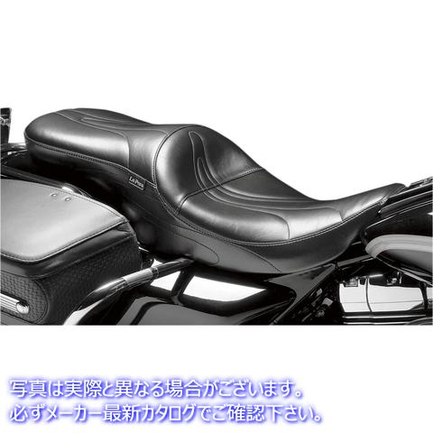 取寄せ ソレント2アップビニールシート ラペラ Sorrento 2-Up Seat - Stitched - Black - FLHR '02-'07 LH-907RK 08010195