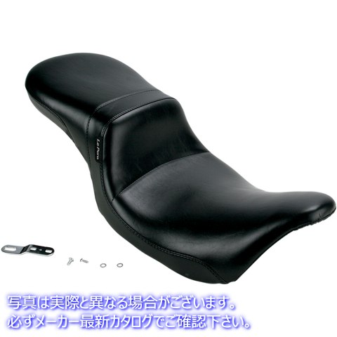 取寄せ デイトナ2アップシート ラペラ Daytona 2-Up Seat - Without Backrest - Smooth - Black - FL '08-'23 LK-567 08010375