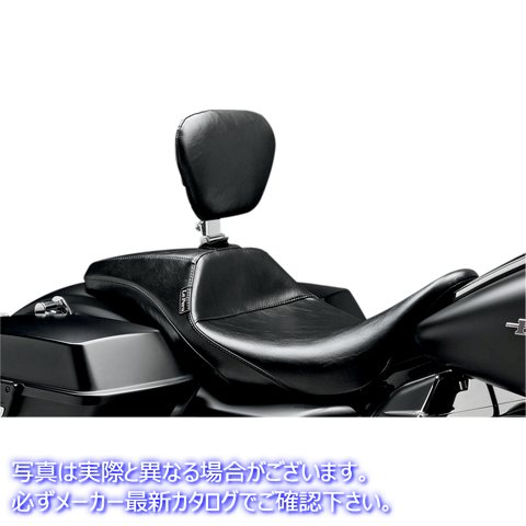 取寄せ 追放されたパパの長い足の座席 ラペラ Outcast Daddy Long Legs Seat - Full-Length - w/ Backrest - Smooth - Black - FL '08-'23 LK-987DLBR 08010761