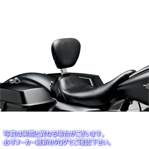 取寄せ ベアボーンソロシート ラペラ Bare Bones Solo Seat - w/ Removable Drivers Backrest - Smooth - Black - FL '08-'23 LK-005BR 08010762