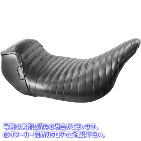 取寄せ スプロケットシート ラペラ Sprocket Solo Seat - Pleated - Black - FL '08-'23 LK-327PT 08011089