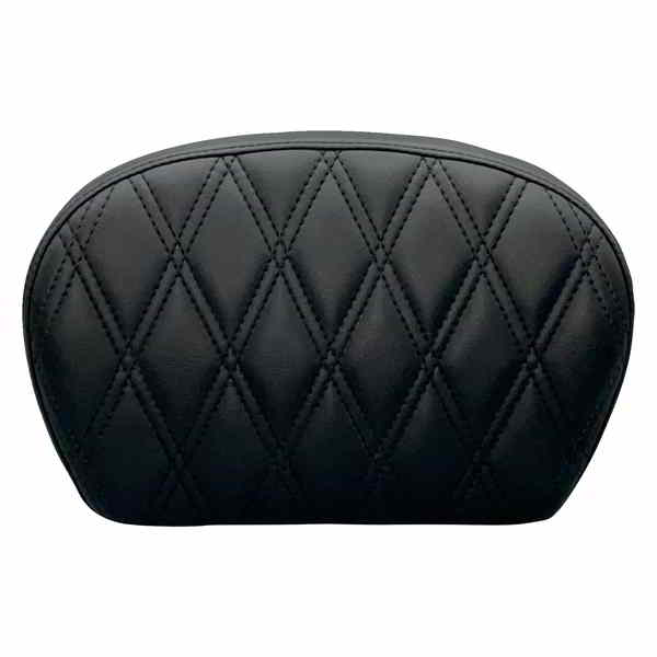 取寄せ シシーバーパッド - ラージ - ビニール - ダブルダイヤモンド - ダルブラック ラペラ Sissy Bar Pad - Large - Vinyl - Double Diamond - Dull Black L-SBP01DD-DULL 08011440