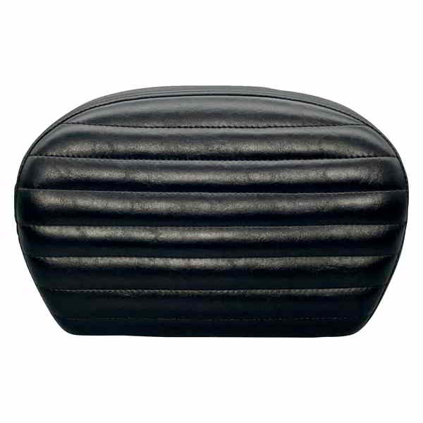 取寄せ シシーバーパッド - ラージ - プリーツ - シャイニーブラック ラペラ Sissy Bar Pad - Large - Pleated - Shiny Black L-SBP01PT-SH 08011450