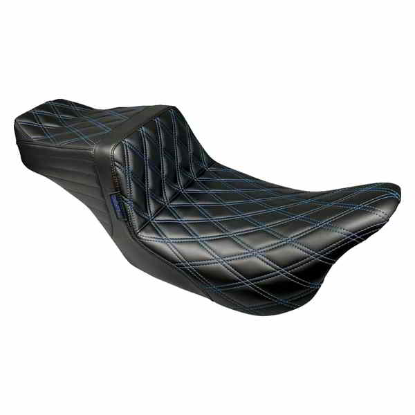 取寄せ ラペラ SEAT TAILWHIP DOUBLE DIAMOND W/BLUE THREAD 08-23 TOURING LK-587DD-BLUE 08011542