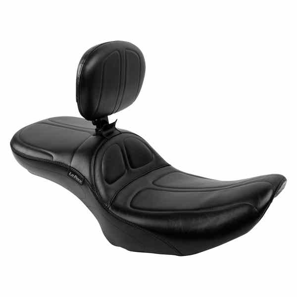 【並行輸入品】 ラペラ マーベリック ダディロングレッグスシート - バックレスト付き - ブラック - FLH/FLT 23-24 LV-957DLBR 08011874