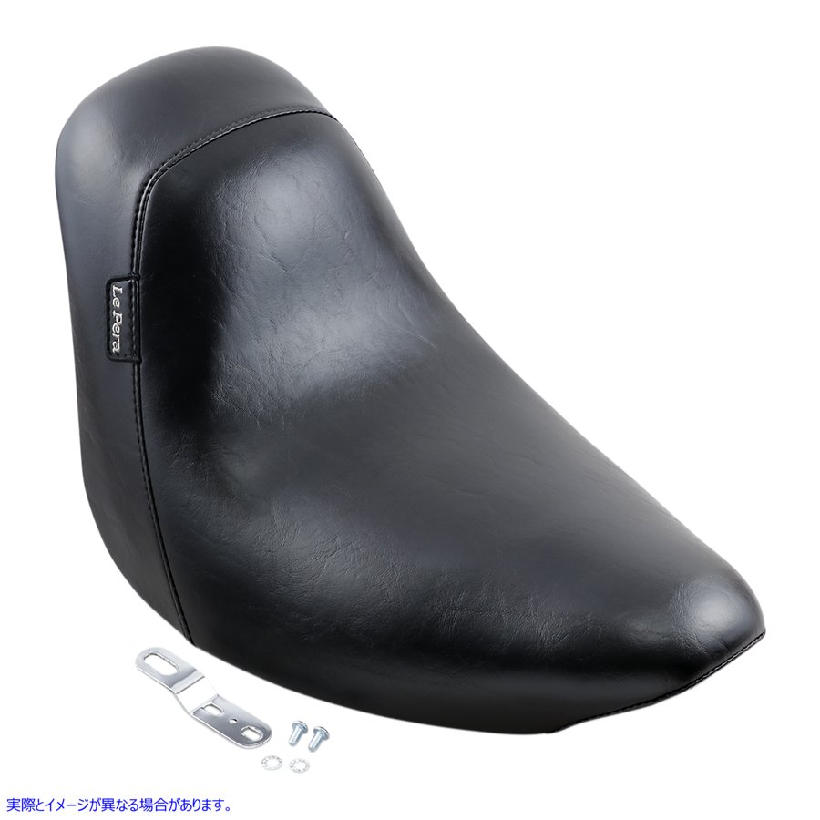 取寄せ ベアボーンソロシート ラペラ Bare Bones Solo Seat - Smooth - Black - FXST '06-'17 LGK-007 08020329