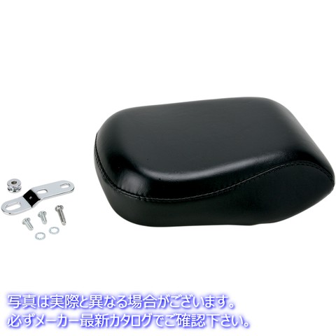 取寄せ ベアボーンズ ピリオンパッド - スムース - ブラック - FL/FX 06-17 ラペラ Bare Bones Pillion Pad - Smooth - Black - FL/FX '06-'17 LK-007P 08020550