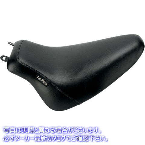 取寄せ ベアボーンソロシート ラペラ Bare Bones Solo Seat - Smooth - Black - FL '08-'17 LXE-007 08020603