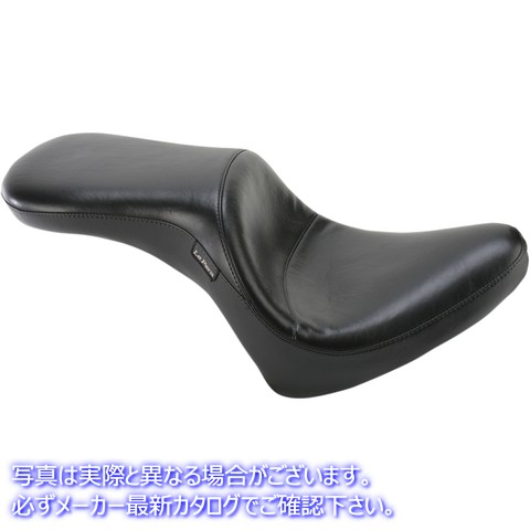 取寄せ マーベリック2アップシート ラペラ Maverick Seat - Without Backrest - Smooth - Black - Softail '84-'99 LN-910S 08020615