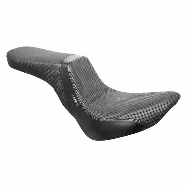 取寄せ デイトナ2アップシート ラペラ Daytona 2-Up Seat - Without Backrest - Basketweave - Black - Softail '18-'23 LYR-543BW 08021347