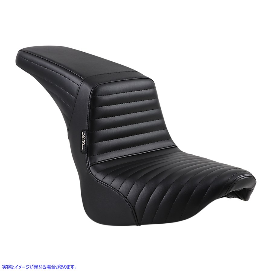 取寄せ キックフリップシート - プリーツ ラペラ Kickflip Seat - Pleated - Black - Softail '18-'23 LYR-590PT 08021352