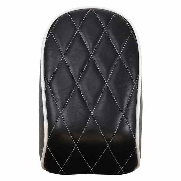 取寄せ ベアボーンズ ピリオンパッド - ホワイトダイヤモンド - ブラック - FL/FX 18-23 ラペラ Bare Bones Pillion Pad - White Diamond - Black - FL/FX '18-'23 LYR-007PDMWTP 08021482